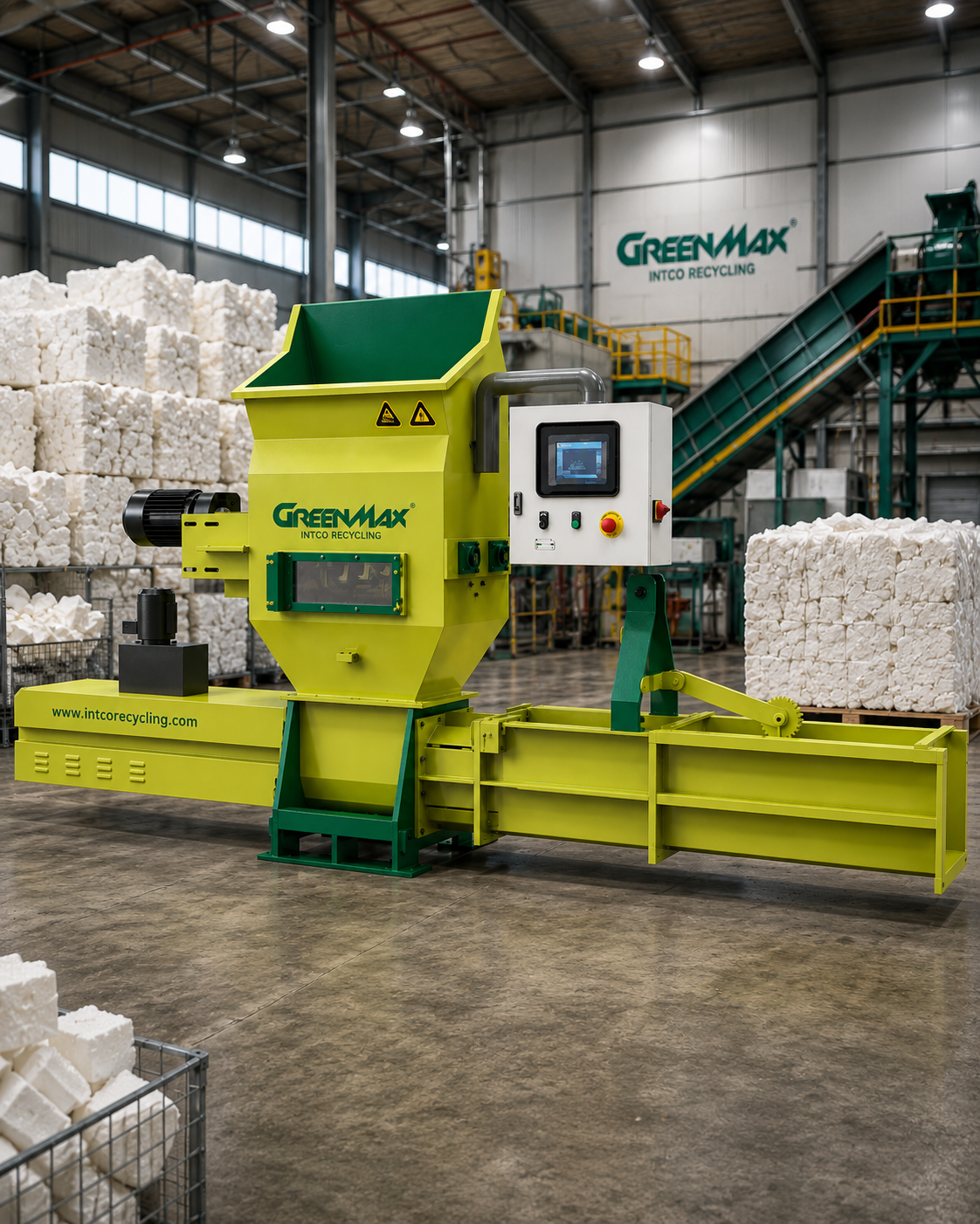 GREENMAX Styrofoam Compactor APOLO C100